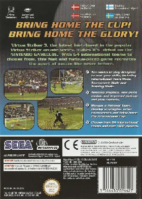 Virtua Striker 2002 box cover back